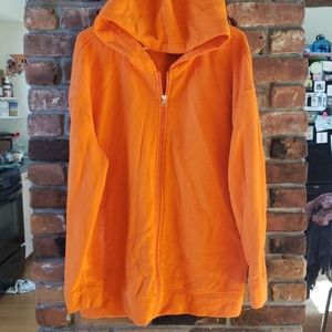 XL Orange hoodie never worn!